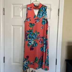 Floral Keyhole Dress
